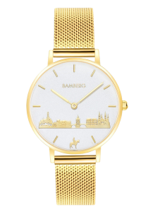 Bamberg Uhr Bamberg Uhr 32 mm 32-G1-gelbgold-weiß-MB bei Juwelier Triebel in Bamberg