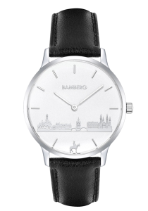 Bamberg Uhr Bamberg Uhr 36 mm 36-G2-silber-weiß-LB bei Juwelier Triebel in Bamberg