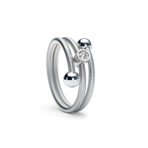 Niessing Colette C Embrace Ring 2-fach mit Fassung Platinum N371932 bei Juwelier Triebel in Bamberg