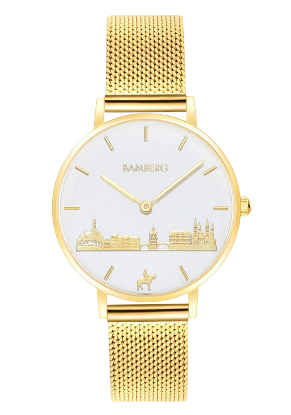 Bamberg Uhr Bamberg Uhr 32 mm 32-G1-gelbgold-weiß-MB bei Juwelier Triebel in Bamberg