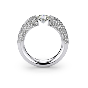 Niessing Spannring Verlauf Highlight Platinum N311790 bei Juwelier Triebel in Bamberg