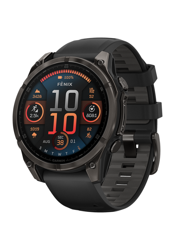 Garmin fēnix® 8 - 51 mm AMOLED Schwarz/Titan 010-02904-21 bei Juwelier Triebel in Bamberg