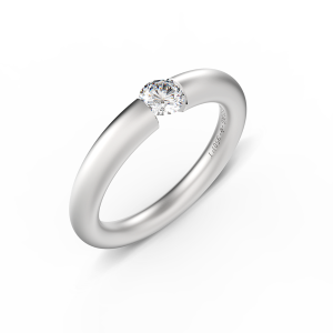 Niessing Spannring Verlauf Platinum N141790 bei Juwelier Triebel in Bamberg