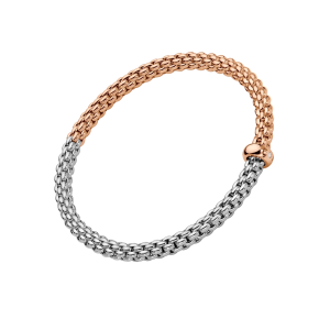 Fope Solo Flex'it Solo Armband mit zweifarbigem Geflecht 01M06B2_BB_1_XRX_00M bei Juwelier Triebel in Bamberg