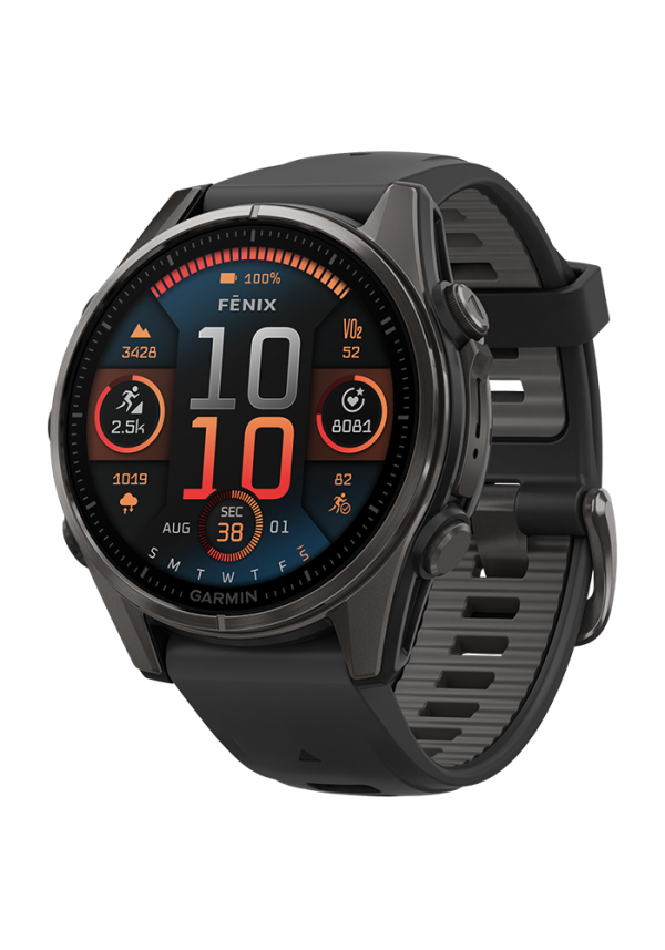 Garmin fēnix® 8 - 43 mm AMOLED Schwarz/Titan 010-02903-21 bei Juwelier Triebel in Bamberg