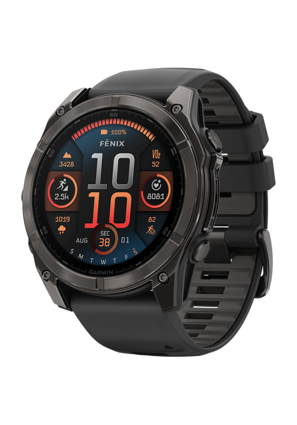 Garmin fēnix® 8 - 51 mm AMOLED Schwarz/Carbongrau 010-02905-21 bei Juwelier Triebel in Bamberg