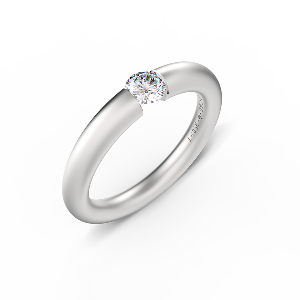 Niessing Spannring Verlauf Platinum N141790 bei Juwelier Triebel in Bamberg