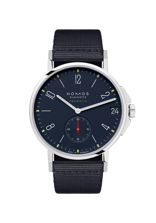 NOMOS Glashütte Ahoi Ahoi Neomatik 38 Datum Atlantik 518 bei Juwelier Triebel in Bamberg