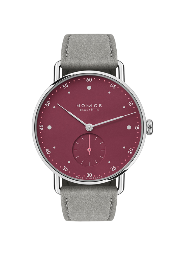 NOMOS Glashütte Metro Metro 33 muted Red 1123 bei Juwelier Triebel in Bamberg