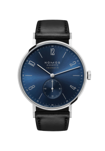 NOMOS Glashütte Tangente Tangente neomatik 39 blaugold 146 bei Juwelier Triebel in Bamberg