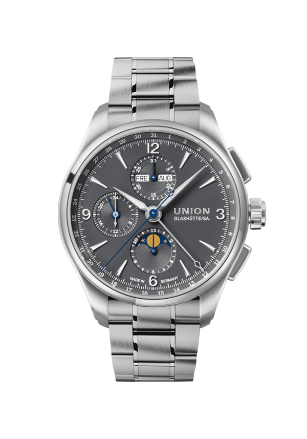 Union Glashütte Belisar Belisar Chronograph Mondphase D014.425.11.087.00 bei Juwelier Triebel in Bamberg