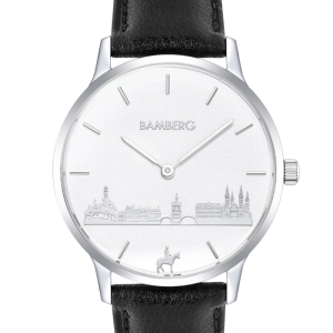 Bamberg Uhr Bamberg Uhr 36 mm 36-G2-silber-weiß-LB bei Juwelier Triebel in Bamberg