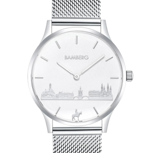 Bamberg Uhr Bamberg Uhr 36 mm 36-G2-silber-weiß-MB bei Juwelier Triebel in Bamberg