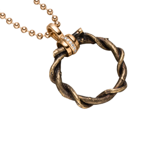 Bamberger Kollektion Süßholz Kollektion Süßholz Anhänger aus Bronze mit Kugelkette 240923p42645 bei Juwelier Triebel in Bamberg