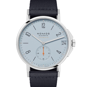 NOMOS Glashütte Ahoi Ahoi Neomatik 38 Datum Sky 526 bei Juwelier Triebel in Bamberg