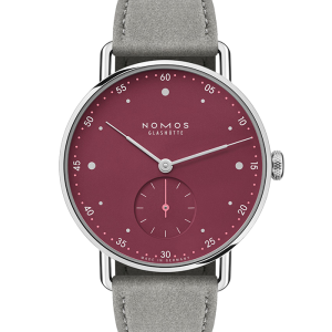 NOMOS Glashütte Metro Metro 33 muted Red 1123 bei Juwelier Triebel in Bamberg