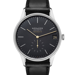 NOMOS Glashütte Orion Orion Neomatik 41 Datum New Black 366 bei Juwelier Triebel in Bamberg