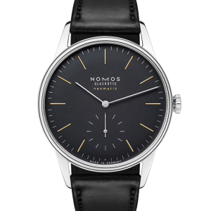 NOMOS Glashütte Orion Orion Neomatik New Black 396 bei Juwelier Triebel in Bamberg