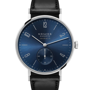 NOMOS Glashütte Tangente Tangente neomatik 39 blaugold 146 bei Juwelier Triebel in Bamberg