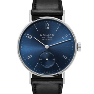 NOMOS Glashütte Tangente Tangente neomatik blaugold 191 bei Juwelier Triebel in Bamberg