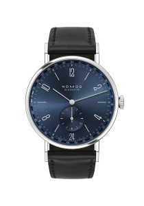 NOMOS Glashütte Tangente Tangente 2Date Blau 136 bei Juwelier Triebel in Bamberg