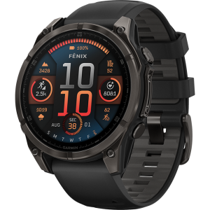 Garmin fēnix® 8 - 51 mm AMOLED Schwarz/Titan 010-02904-21 bei Juwelier Triebel in Bamberg