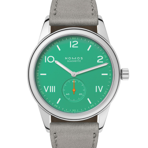 NOMOS Glashütte Club Club Campus 38 Electric Green 726 bei Juwelier Triebel in Bamberg