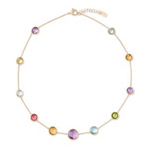 Marco Bicego Jaipur Colour Armband aus Gold mit bunten Edelsteinen und verstellbarer Kette CB2710_MIX01_Y_02 bei Juwelier Triebel in Bamberg