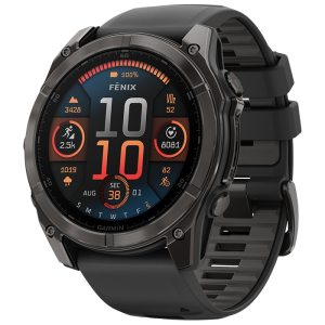 Garmin fēnix® 8 - 51 mm AMOLED Schwarz/Carbongrau 010-02905-21 bei Juwelier Triebel in Bamberg