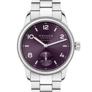 NOMOS Glashütte Club Club Sport Neomatik 34 Purple 757 bei Juwelier Triebel in Bamberg