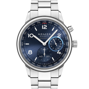 NOMOS Glashütte Club Club Sport Neomatik Weltzeit Blau 790 bei Juwelier Triebel in Bamberg