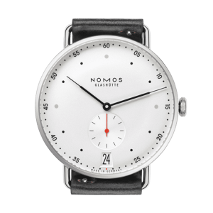 Nomos Glashütte Metro 38 Datum 1102 bei Juwelier Triebel in Bamberg