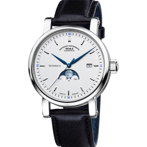 Mühle Glashütte Teutonia Teutonia IV Mondphase M1-44-05-LB bei Juwelier Triebel in Bamberg