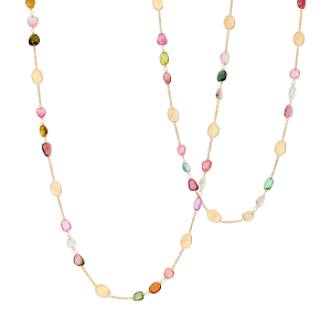 Marco Bicego Lunaria Color 18K Gelbgold Turmalin Halskette lang CB2868_TM01_Y_02 bei Juwelier Triebel in Bamberg