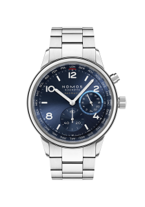 NOMOS Glashütte Club Club Sport Neomatik Weltzeit Blau 790 bei Juwelier Triebel in Bamberg