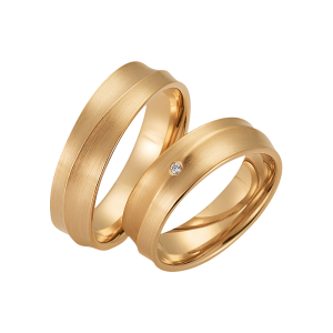 Gerstner Trauringe Rotgold 4/28215/6 + 28215/6 bei Juwelier Triebel in Bamberg