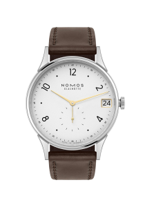NOMOS Glashütte Minimatik Minimatik 39 Datum Gold 1251 bei Juwelier Triebel in Bamberg