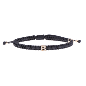 Concordia Armband ABC schwarz Roségold mit Diamanten - B AC22_B-S bei Juwelier Triebel in Bamberg