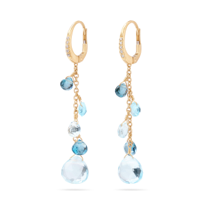 Marco Bicego Paradise einreihige Ohrringe mit Diamanten und Topas-Mix OB1743-MB_TP01_Y bei Juwelier Triebel in Bamberg