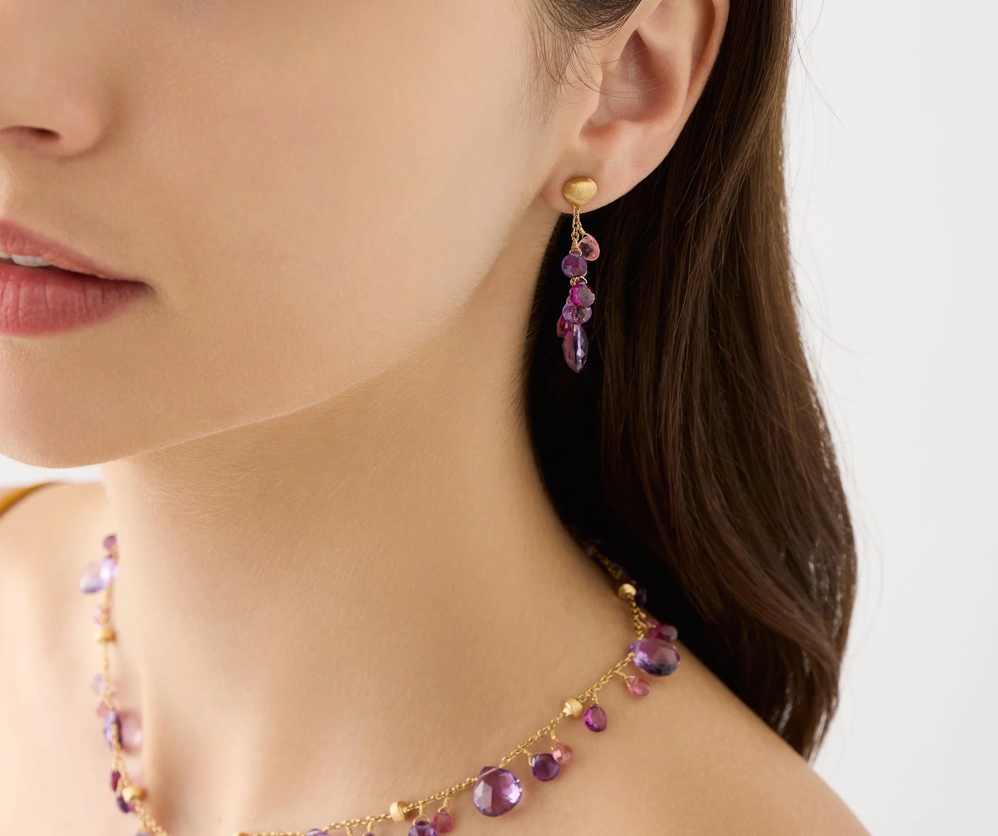 Marco Bicego Paradise Ohrringe und Collier mit Amethyst