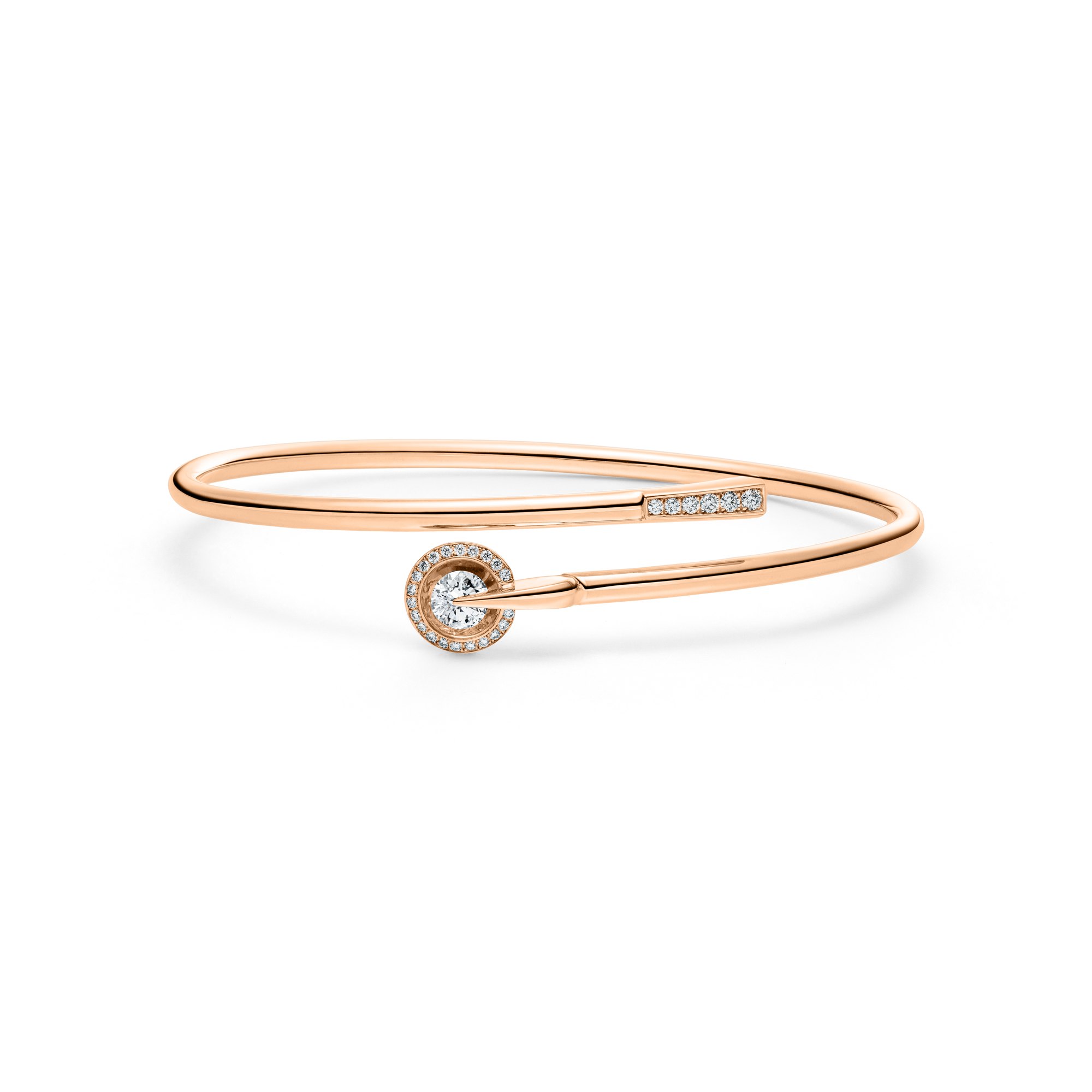 Schaffrath LIBERTÉ Armreif in Roségold mit Diamanten