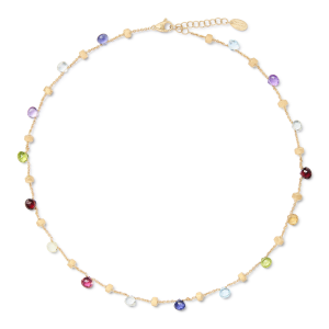 Marco Bicego Paradise Paradise Halskette aus Gold mit bunten Edelsteinen CB765-E_MIX01_Y_02 bei Juwelier Triebel in Bamberg
