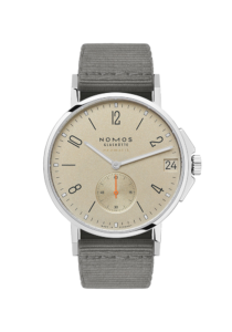 NOMOS Glashütte Ahoi Ahoi Neomatik 38 Datum Sand 527 bei Juwelier Triebel in Bamberg