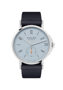 NOMOS Glashütte Ahoi Ahoi Neomatik 38 Datum Sky 526 bei Juwelier Triebel in Bamberg